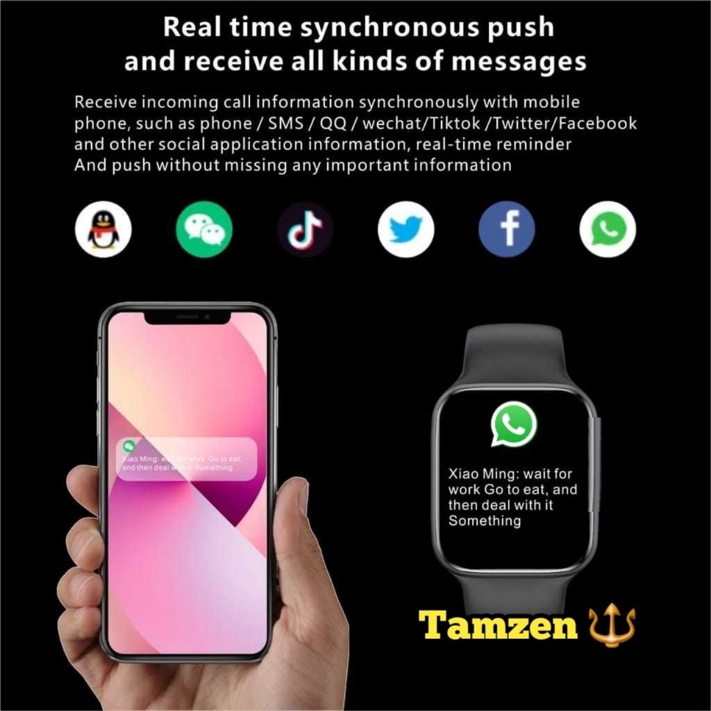Hot Product [ Termurah ]Jam Tangan Hp Android Notif Whatsapp Camera Music Sport Smartwatch Custom