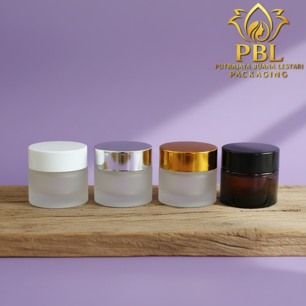 Pot Cream 10gram Varian Warna / Pot Jar Kaca 10gr Tebal / Pot Kosmetik 10gram