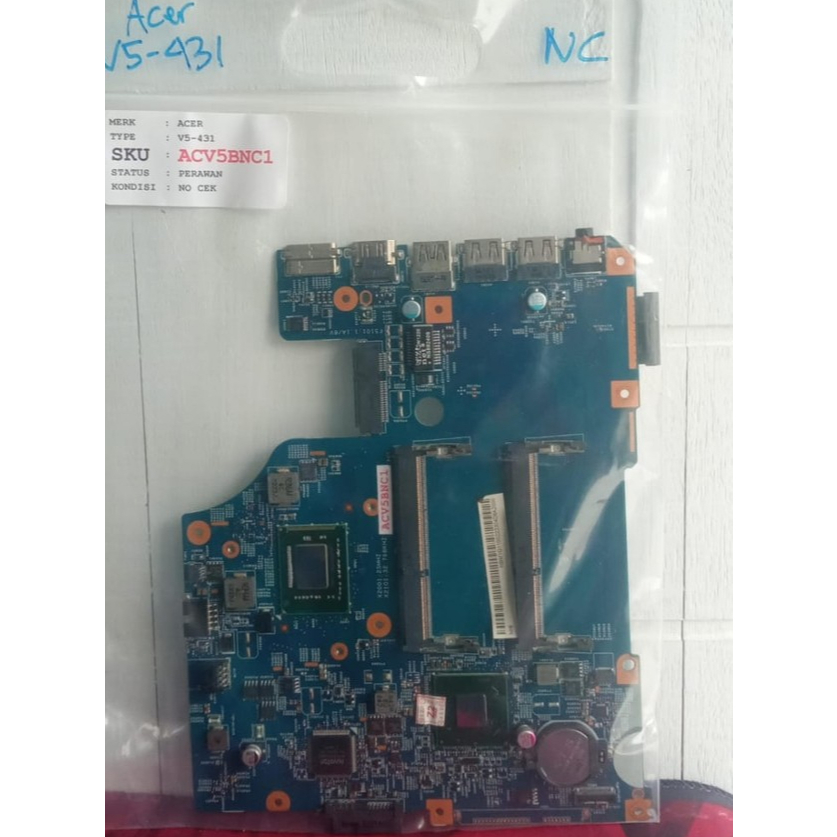 Motherboard Laptop Acer V5-431 Intel Celeron