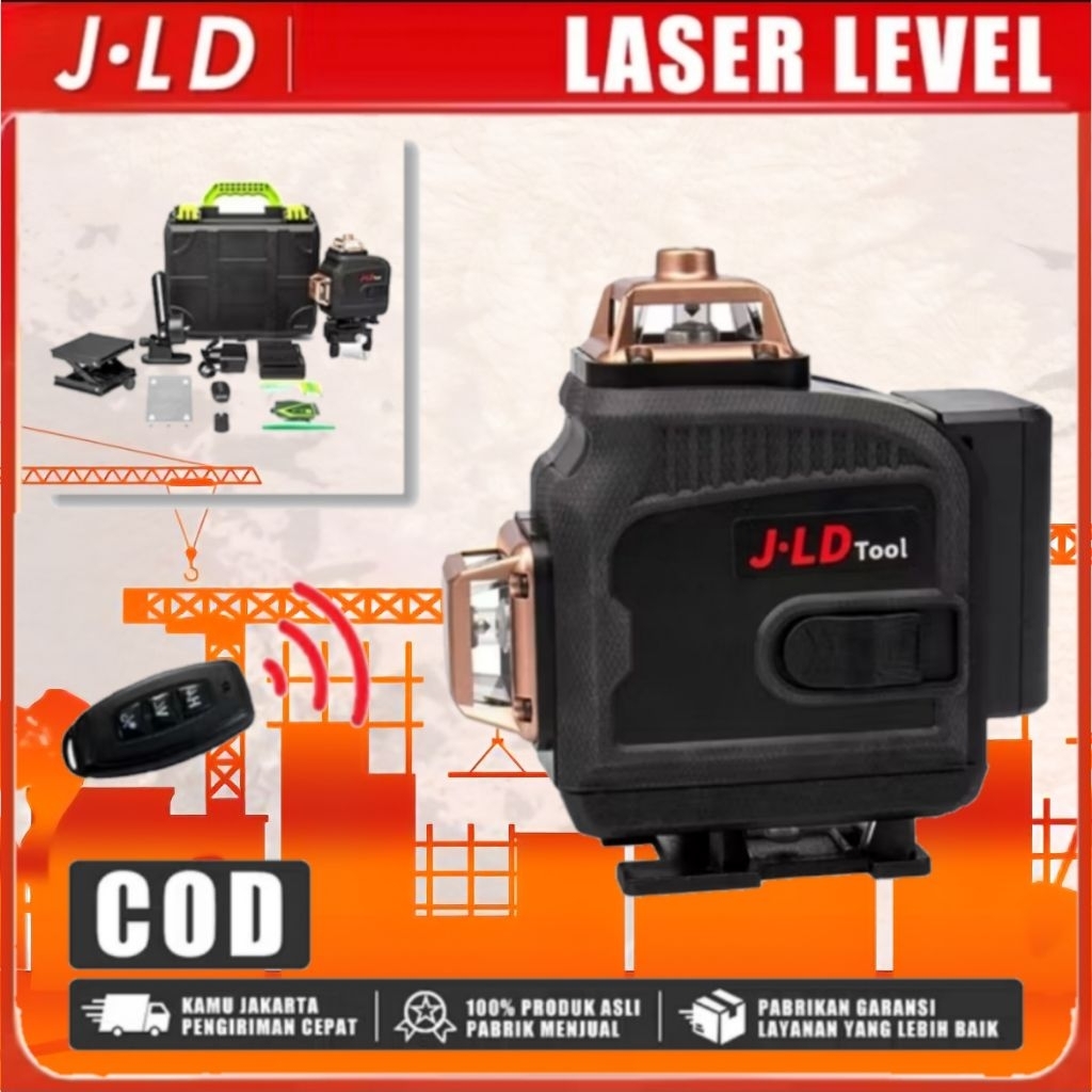 LASER LEVEL 16 GARIS 4D JLD | LASER | LASER LEVEL 16 GARIS 4D JLD – PRESISI TINGGI & PRAKTIS