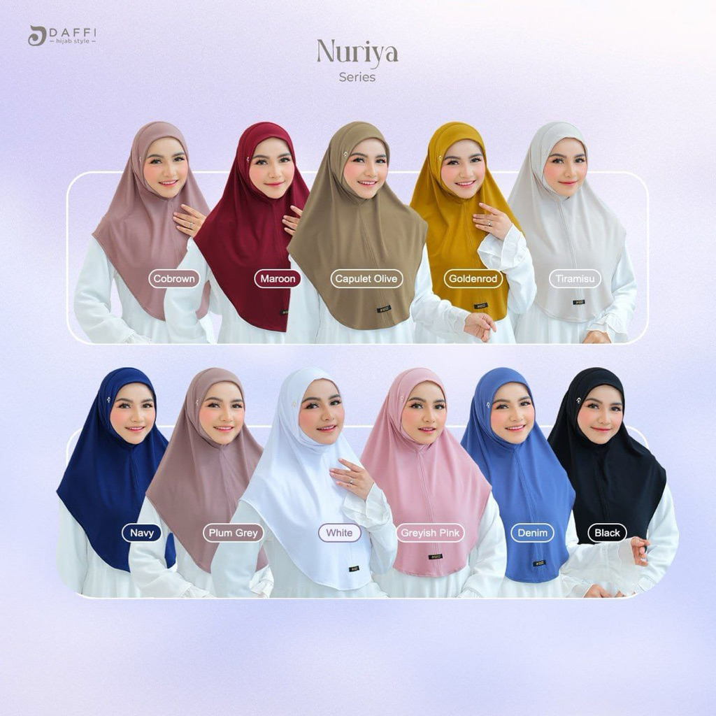 Nuriya hijab ped malaysia by daffi series