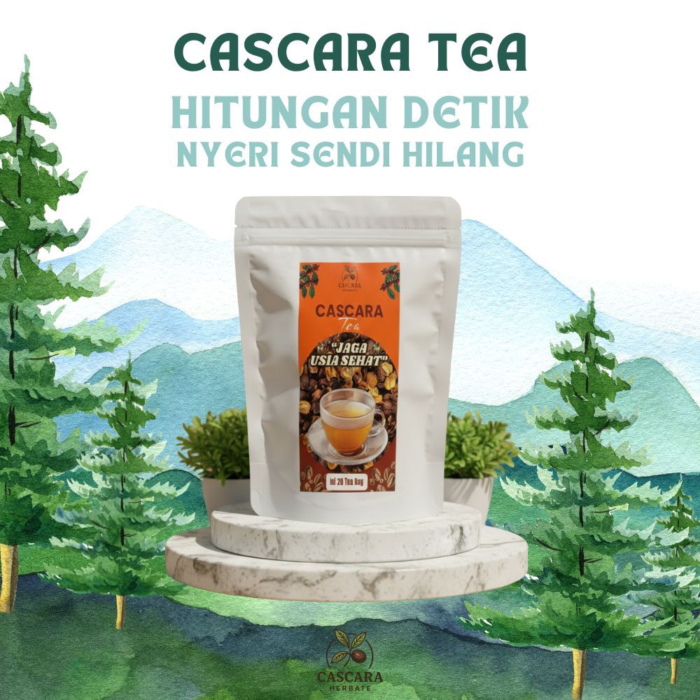 CASCARA HERBATE || Teh Kulit Kopi || Mengatasi Nyeri Sendi