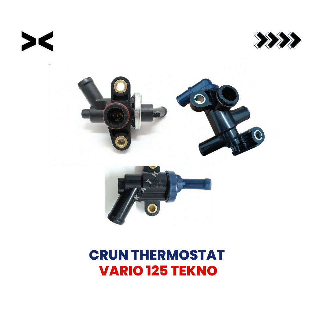 CRUN Thermostat Radiator Honda Vario 125 Tekno | Thermostat Mesin Vario 125 LED