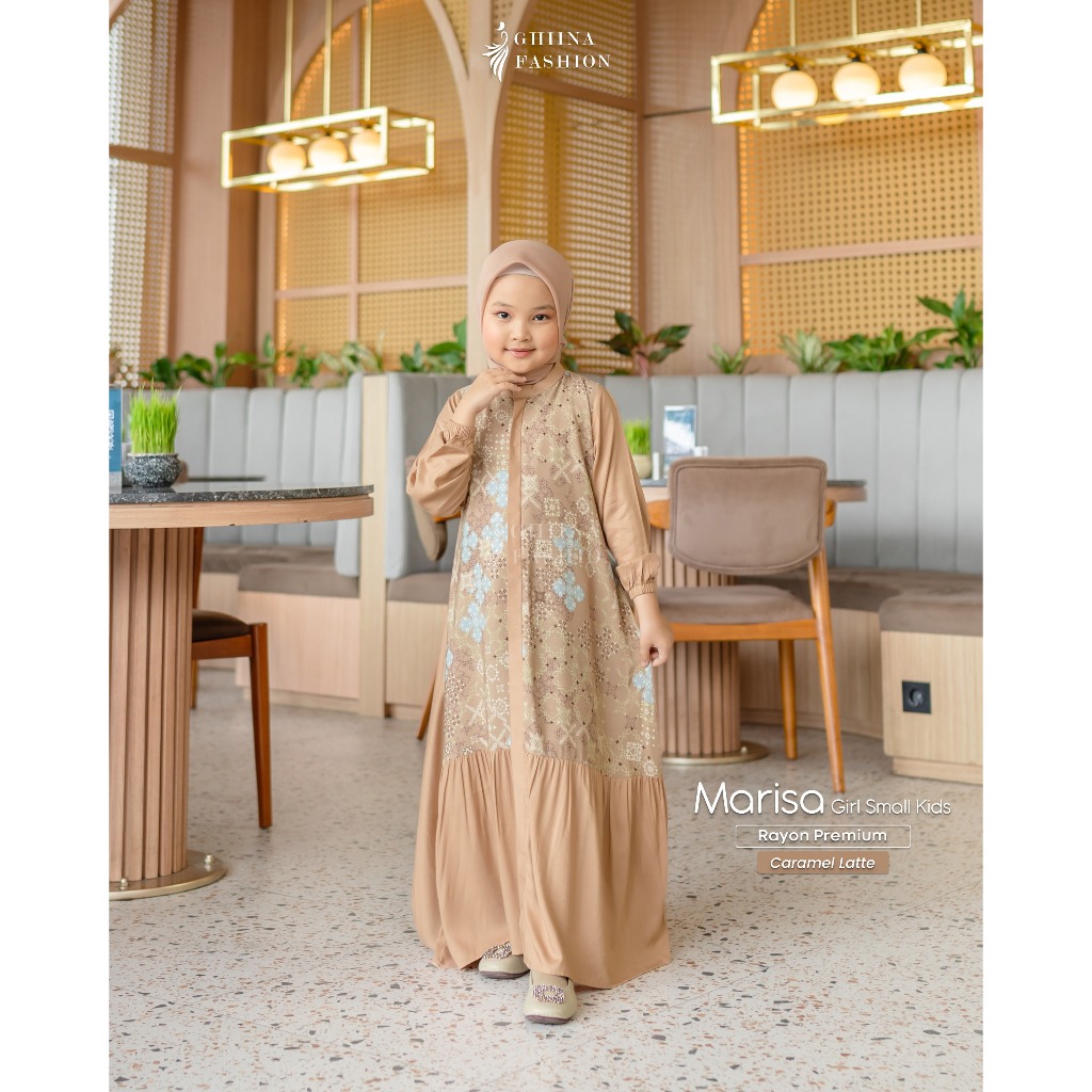 SARIMBIT TERBARU MARISA DRESS KIDS GIRLS ALL SIZE BY GHINA FASHION