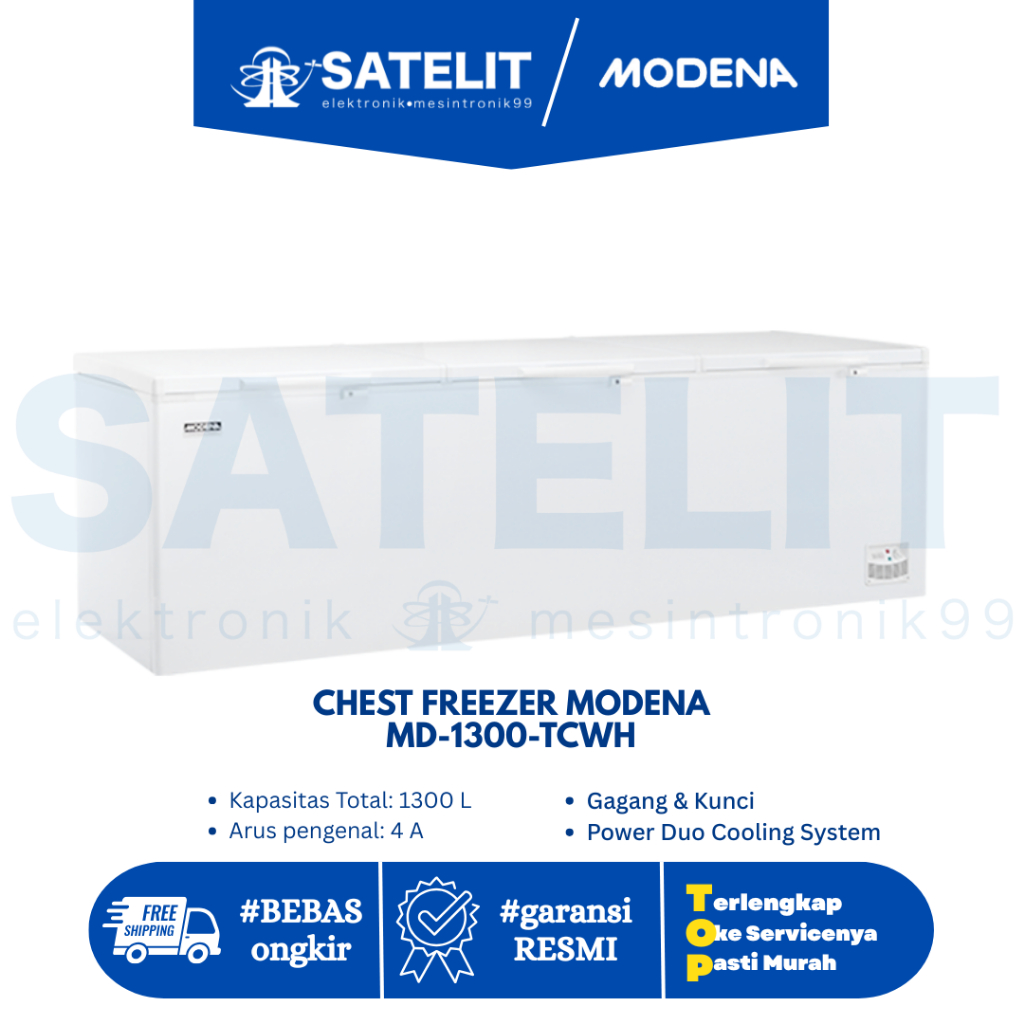 CHEST FREEZER MODENA MD-1300-TCWH