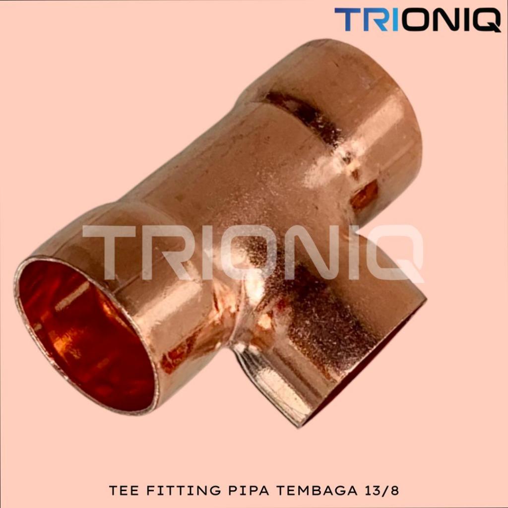 TEE FITTING PIPA TEMBAGA 13/8