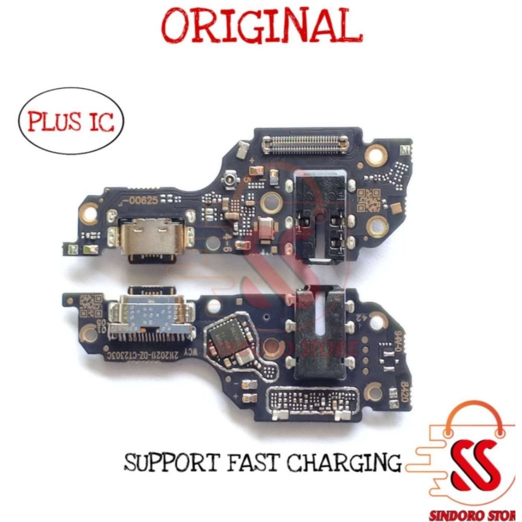 Konektor Cas Papan Charger Vivo Y21 Y21s Originall
