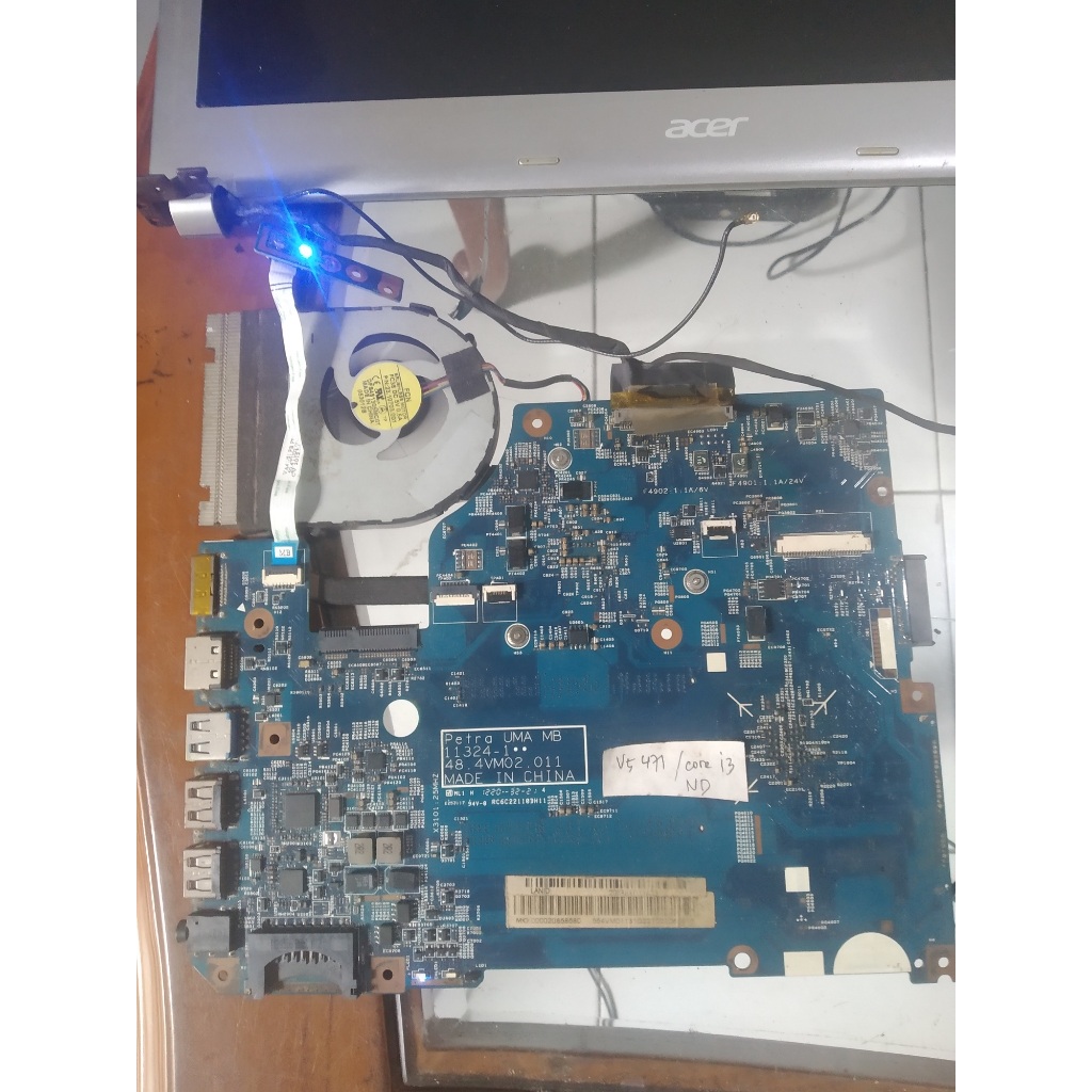 Motherboard Acer V5-471 Core i3 Hidup No Display