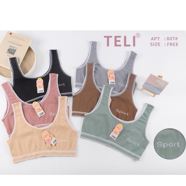 Miniset TELI Sport Bra JUMBO BAHAN RAJUT