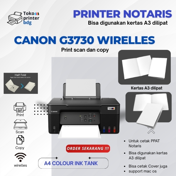 Printer notaris canon megatank untuk kantor notaris support mac