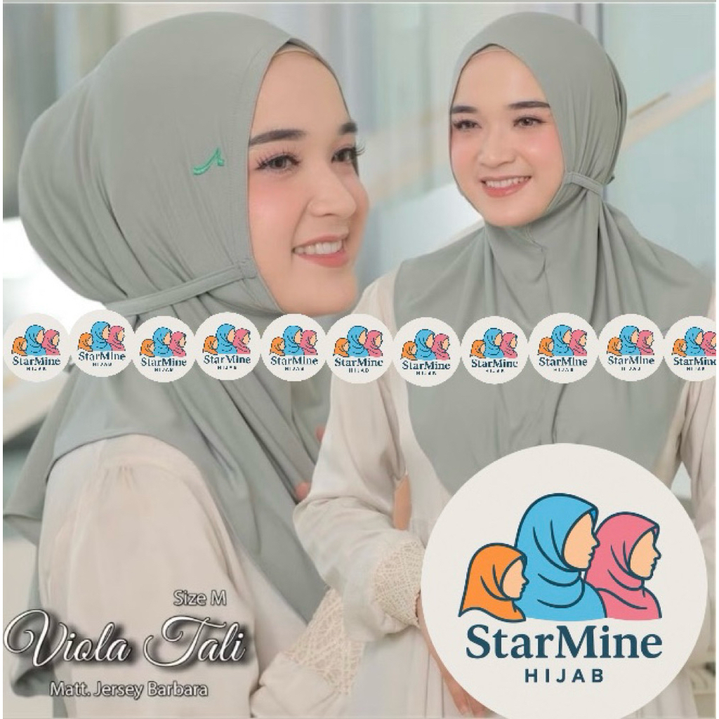Hijab Kerudung Instan Basya Viola Tali M