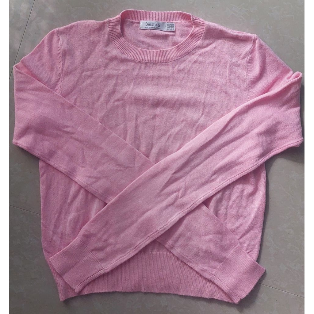 bershka knitwear pink