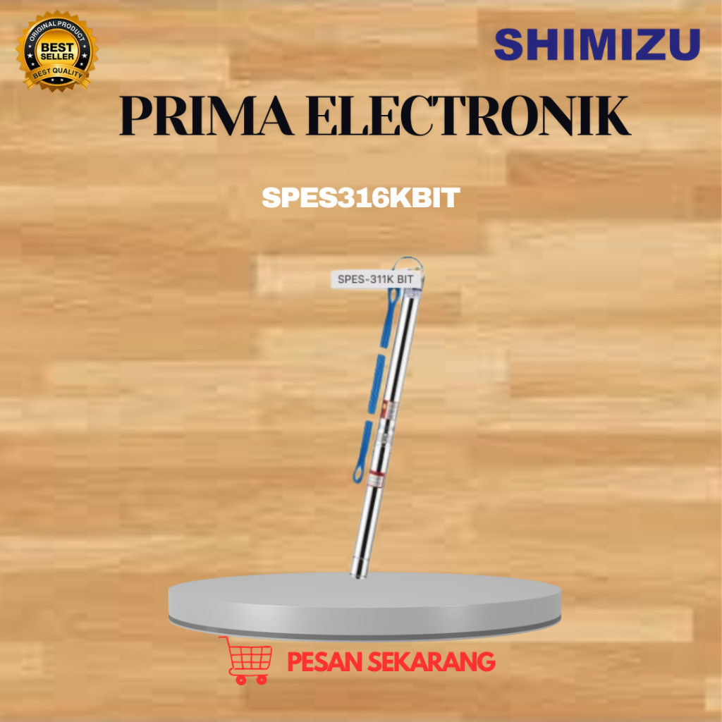 Shimizu Pompa Submersible Satelit SPES-316K BIT Kabel 50M/SPES-316KBIT/SPES 316K BIT/SPES 316KBIT/Po