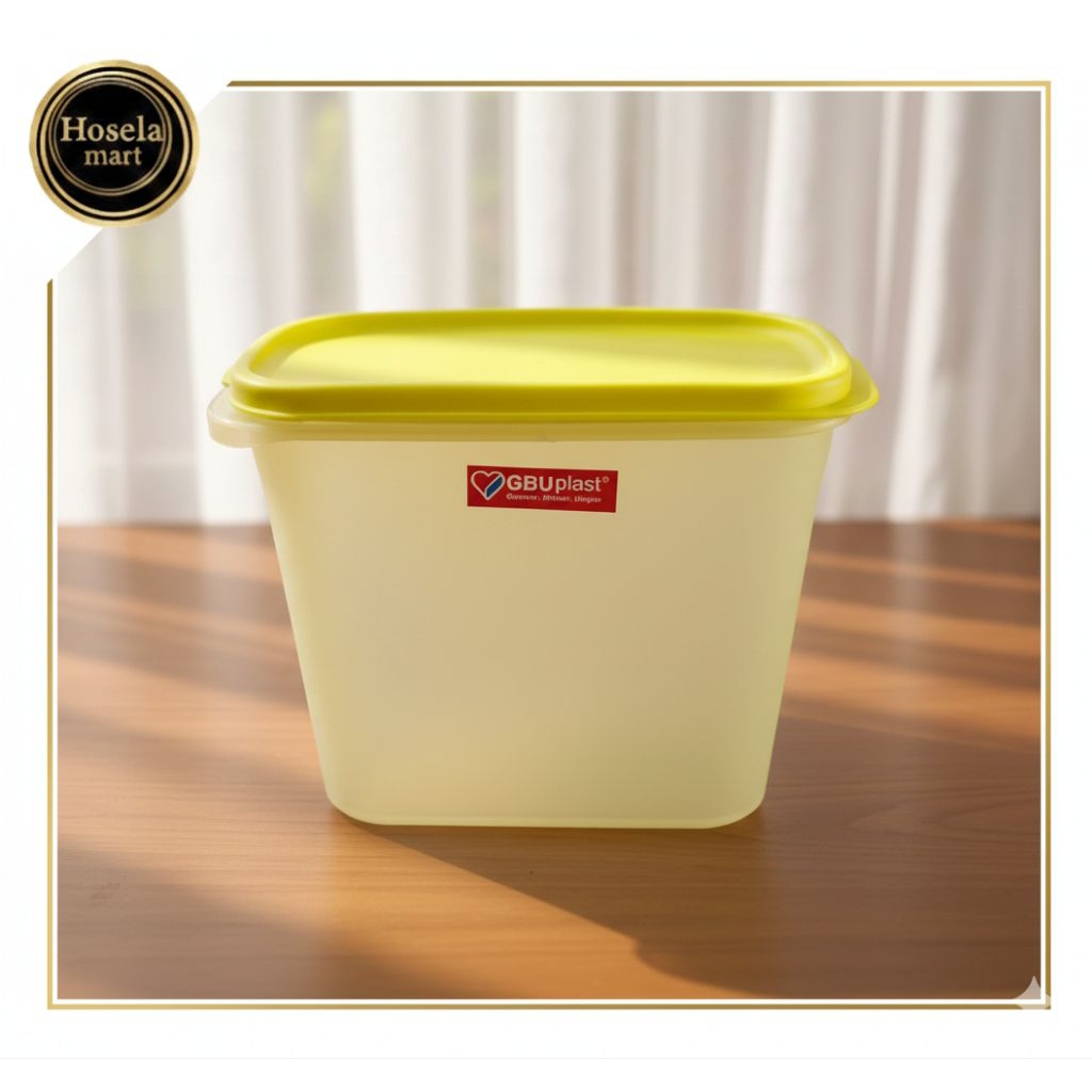 GBU PLAST Toples Makanan Sealware Elipse Medium ukuran 1500ml / toples kue kering