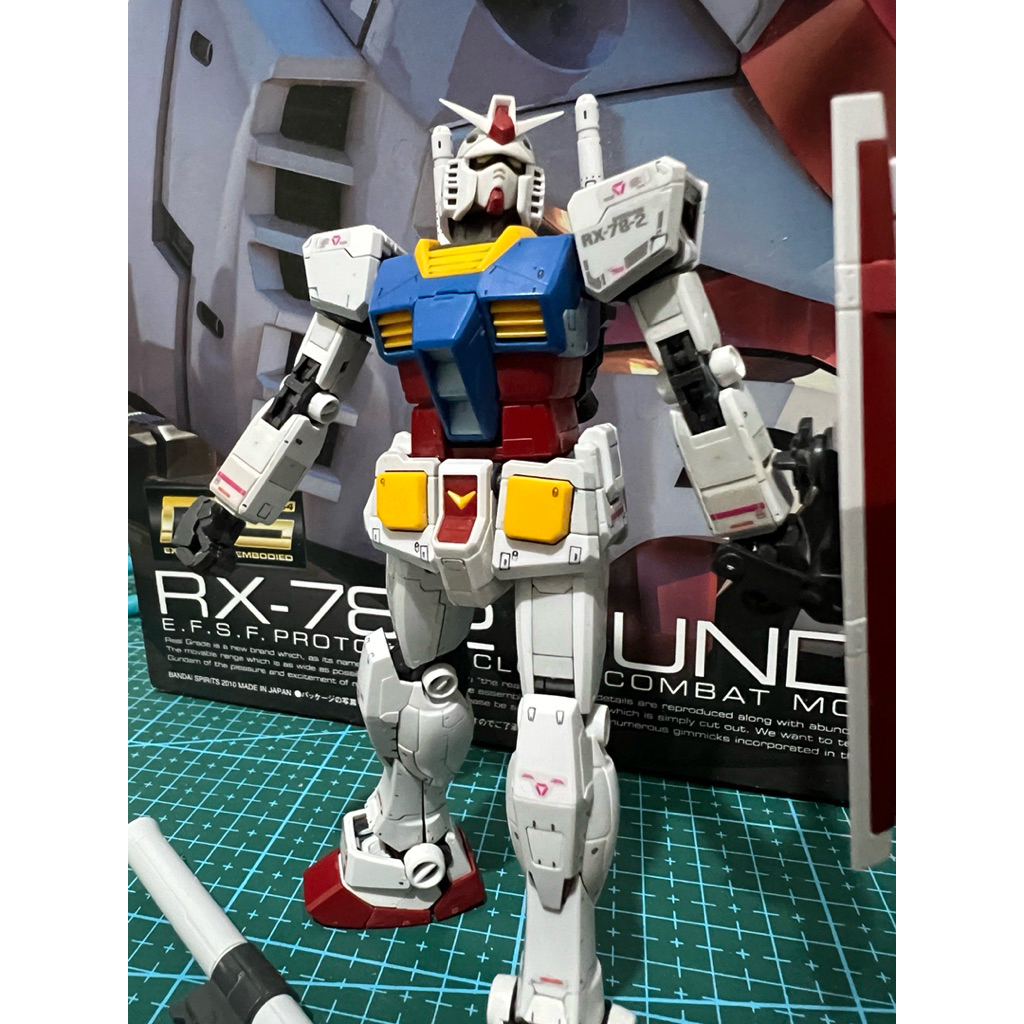 GUNDAM RG RX-78-2 Gundam Sudah rakit BANDAI