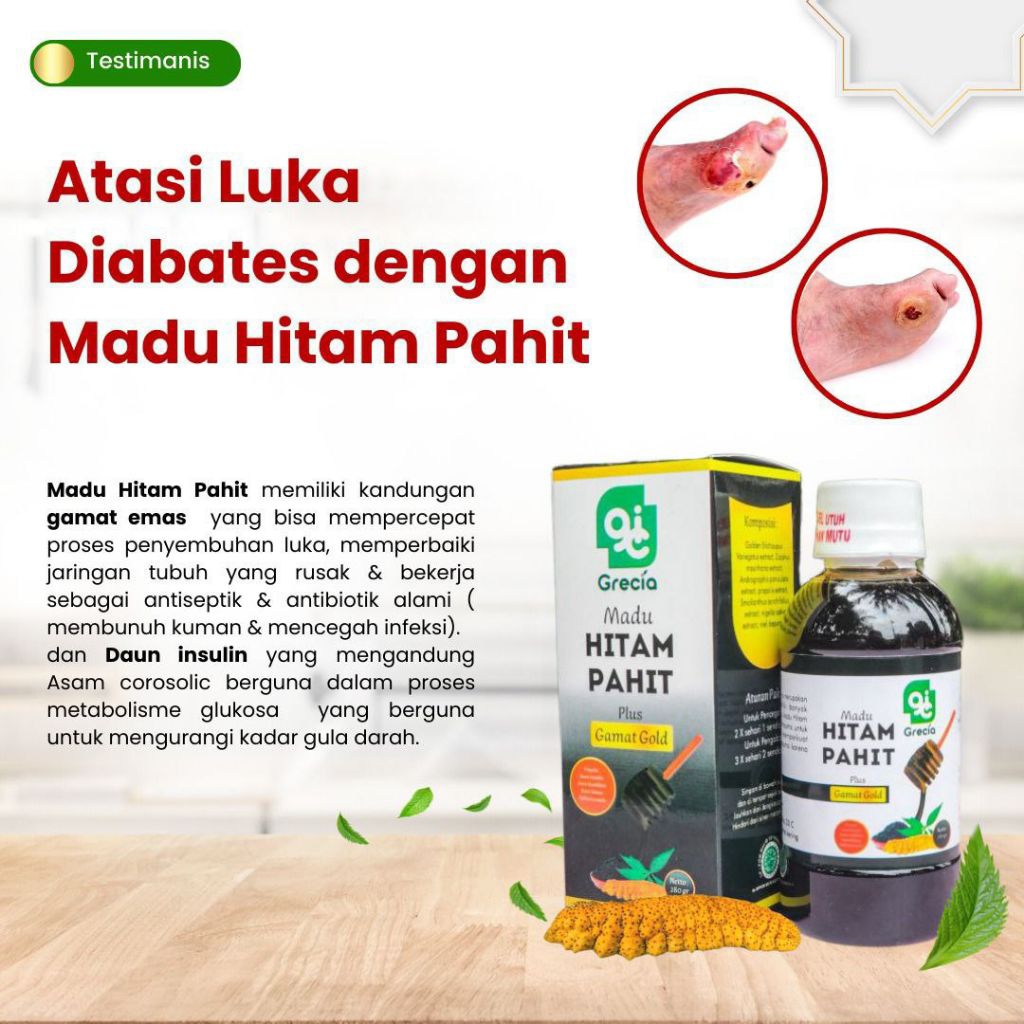 Madu Hitam Pahit Untuk Diabetes Liver Kesemutan Hipertensi