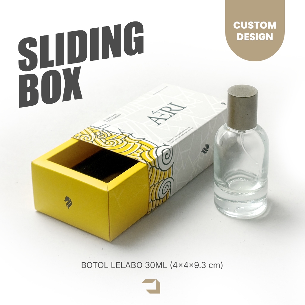 CUSTOM Box Dus Parfum Sliding Box - Botol Lelabo 30ml
