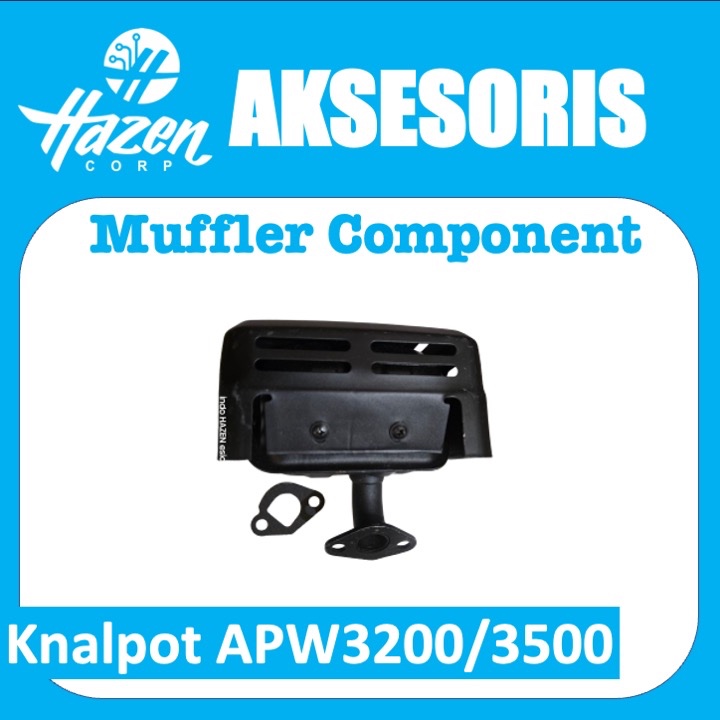 Knalpot Muffler Component untuk Jet Cleaner APW-3200PLUS/EVO dan APW-3500PRO by HAZENclean