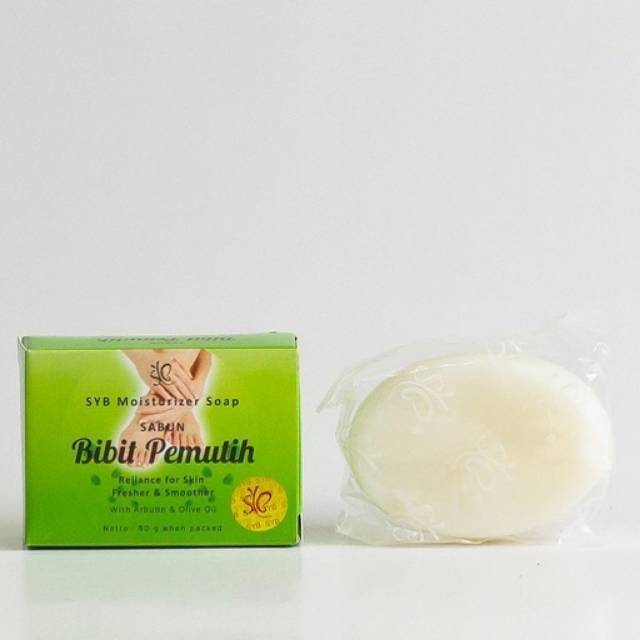 SYB Sabun Bibit Pemutih Wajah dan Badan Moisturizer Soap Pencerah Kulit Alami Aman BPOM