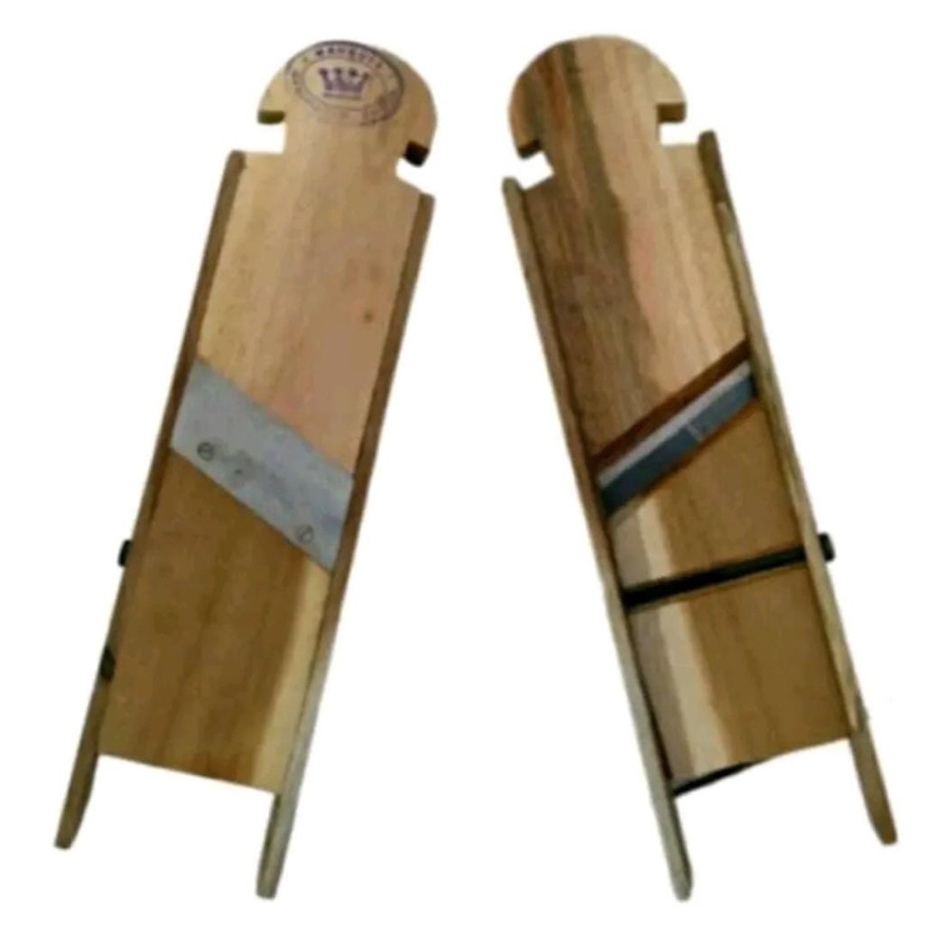 Alat Pemotong Keripik Manual Kayu Jati Tajam dan Tahan Lama rajangan bawang parutan kentang wortel p