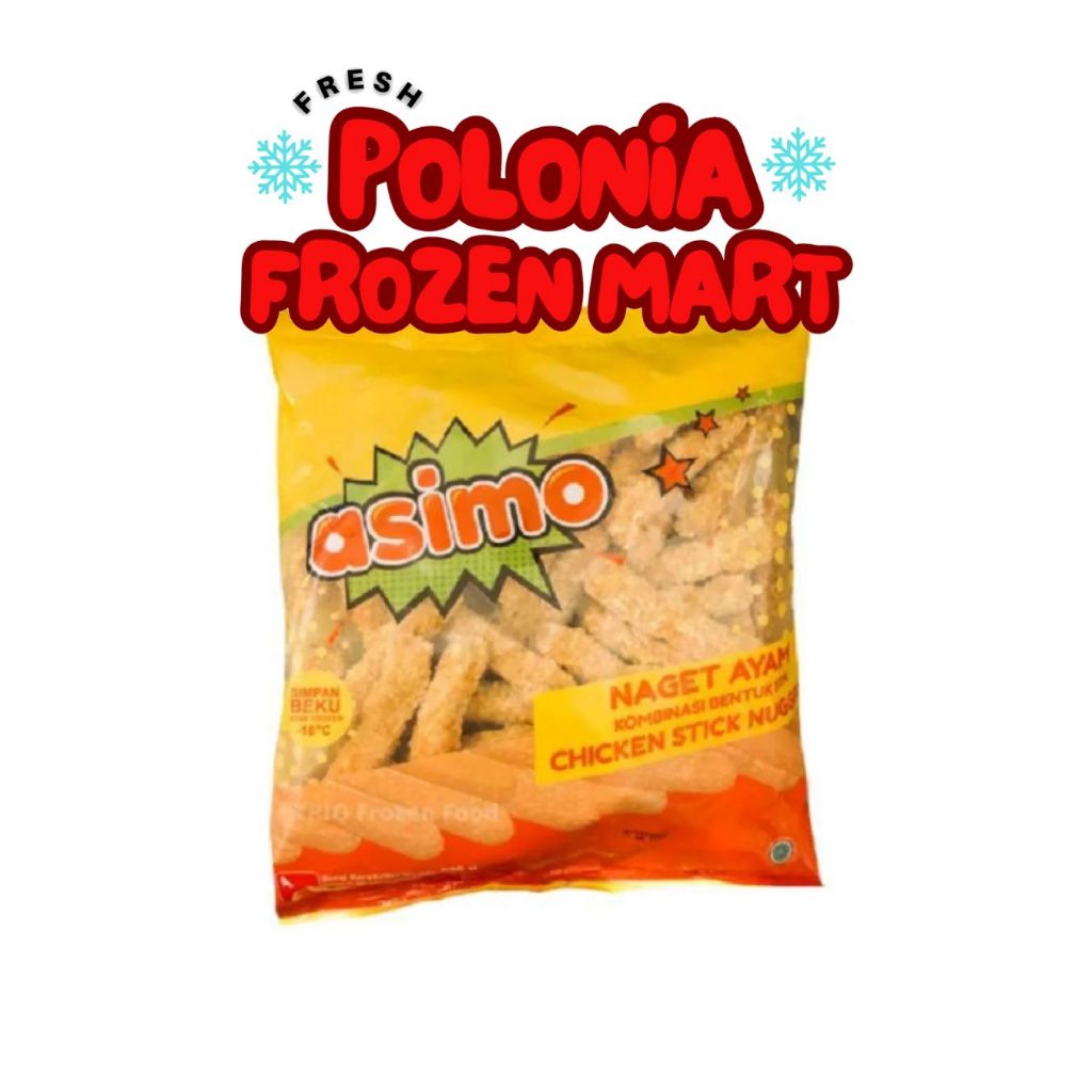 Asimo Naget Ayam stick NUGGET 500 gr lezat murah praktis NUGET  - polonia frozen mart