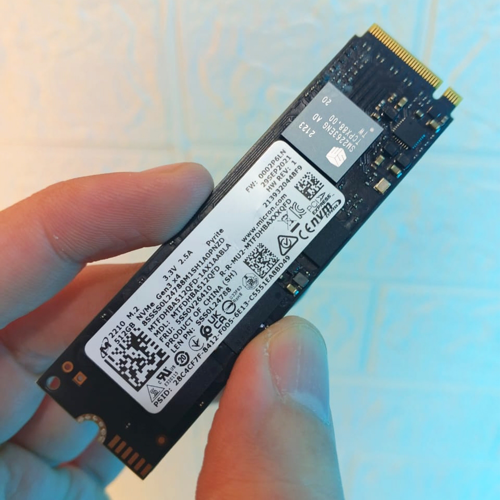SSD NVME MICRON 512GB GEN 3X4