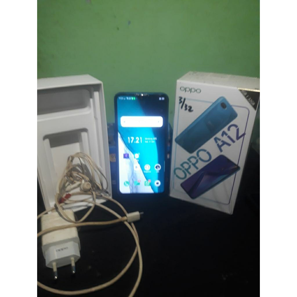 OPPO A12 RAM 3/32 FULLSET SECOND BERGARANSI