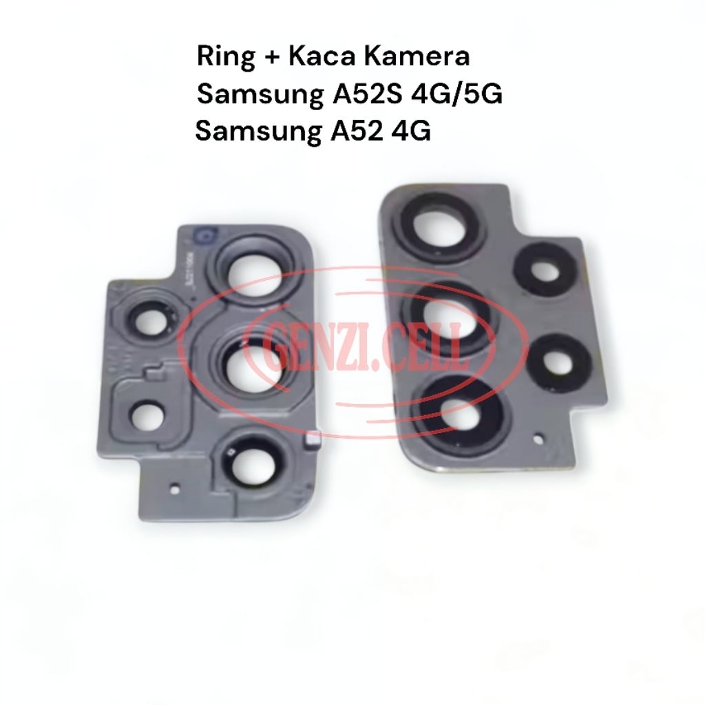 Lensa Kamera - Kaca Kamera + Ring Frame Kamera Samsung A52 A52s