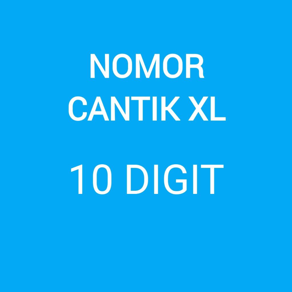 NOMOR CANTIK XL 10 DIGIT KARTU PERDANA