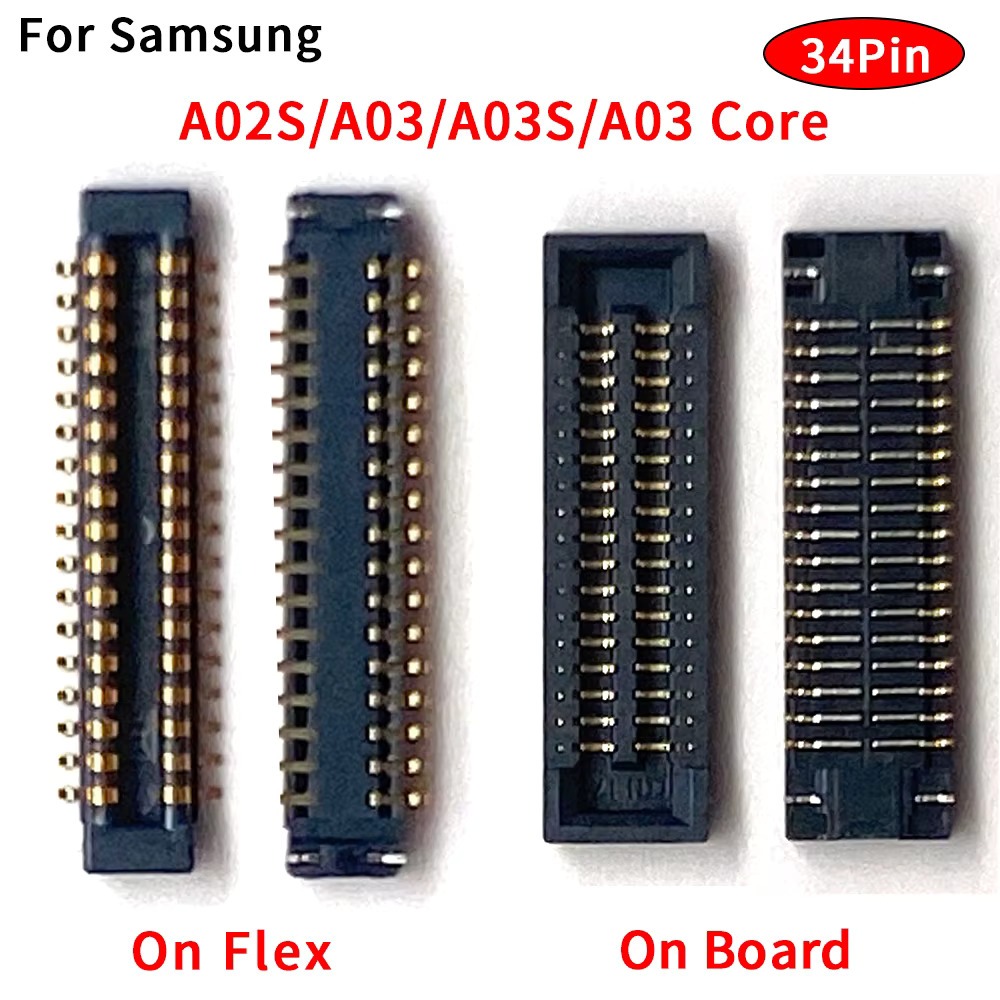 (ON BOARD) KONEKTOR LCD SAMSUNG A02S A025F A03S A03 A035 A04E A042F A037F A037M A14 A145 A03 CORE A0