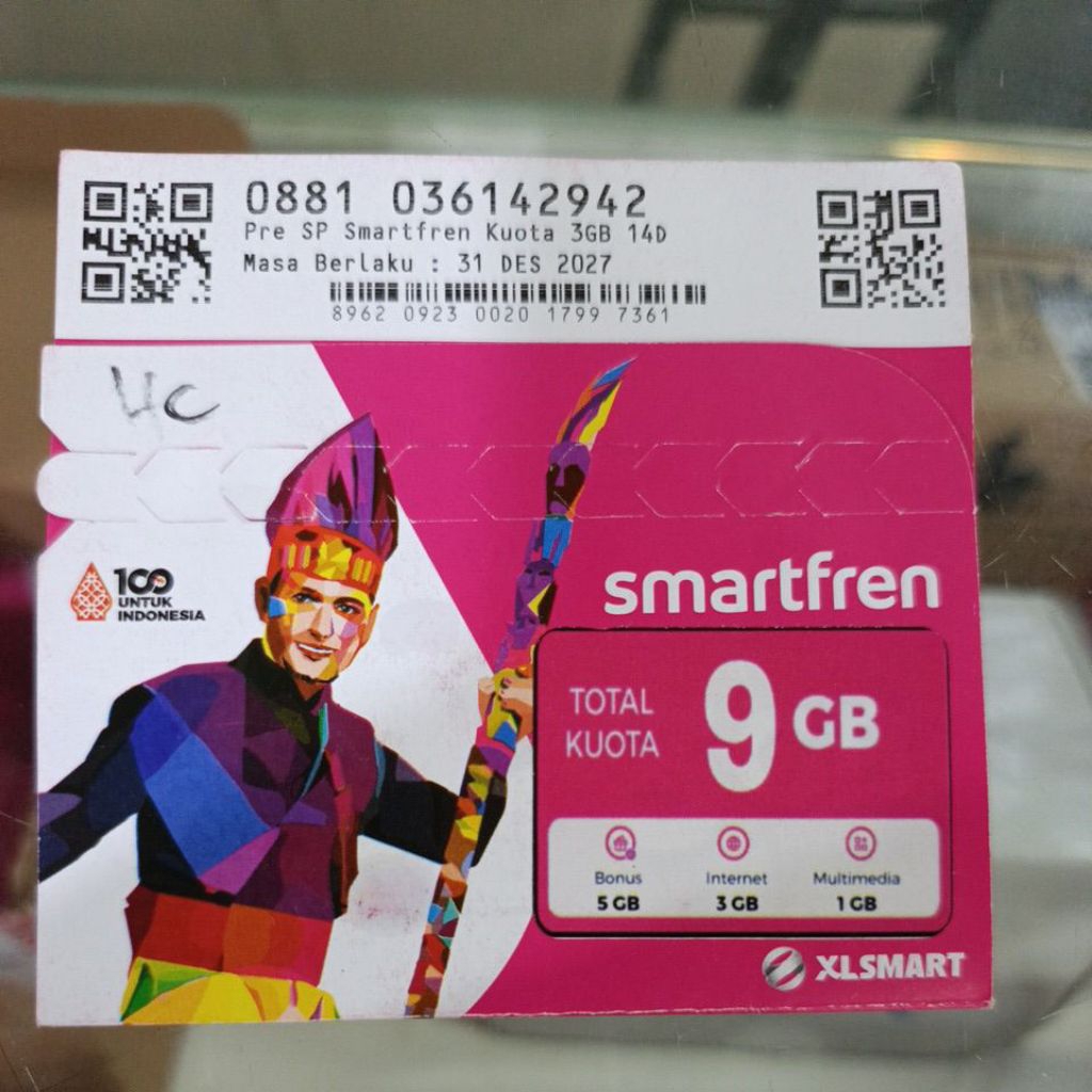 kartu kuota smartfren 9GB