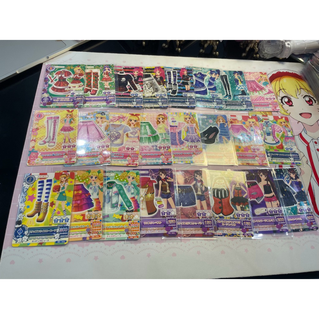 Aikatsu Promo Cards Kartu Sexy Pop Cool Cute Ichigo Aoi Ran akari Sumire Seira kii Mizuki Maria