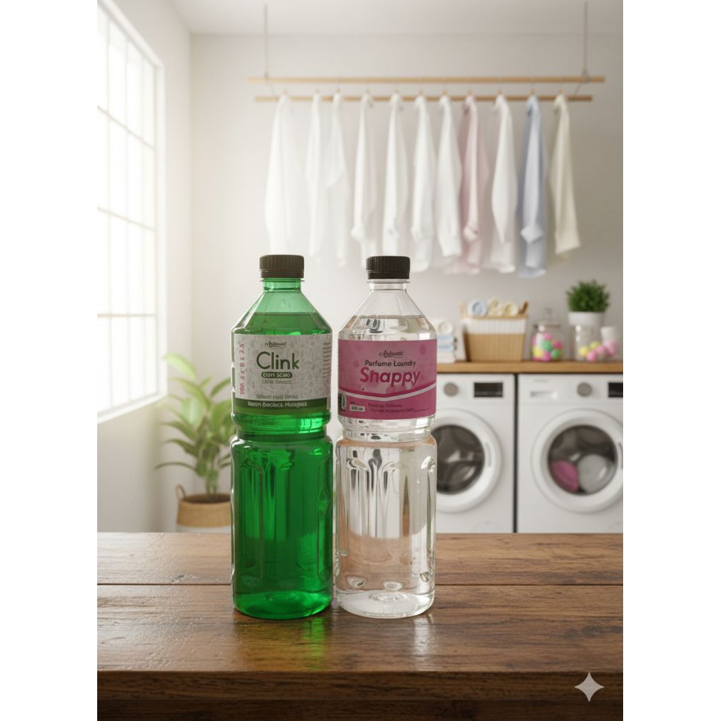 Paket Serbaguna || Parfum Laundry Snappy + Sabun Cuci Piring Clink