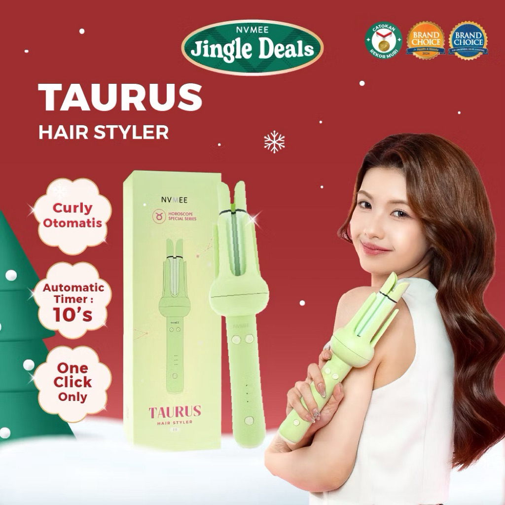 NVMEE - Taurus Hair Styler 2.0 | Catokan Keriting Otomatis