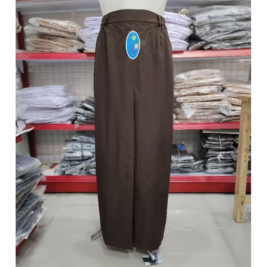 Rok Pramuka SMP SMA. Rok Span Pramuka. Rok Seragam Pramuka Span Belahan Tengah. Rok Span Pramuka Cok