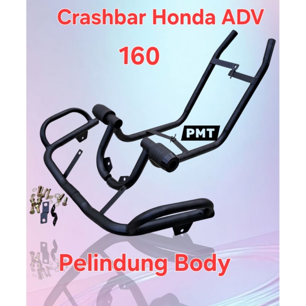 TUBULAR CRASHBAR HONDA ADV 150 & ADV 160CRASHBAR ADV150 & ADV 160 + JALU