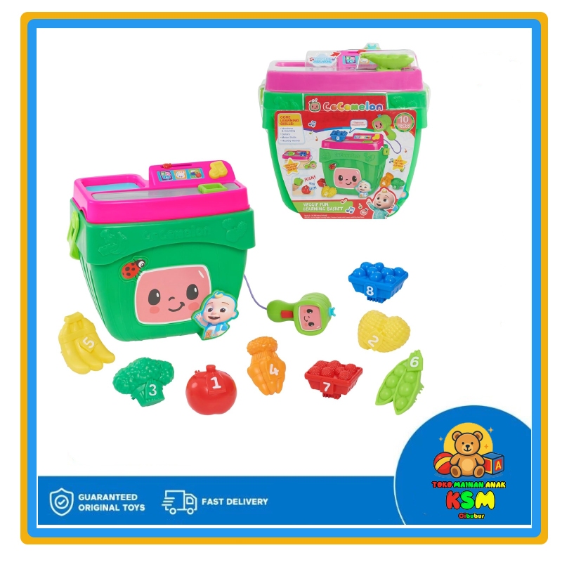 CoComelon Veggie Fun Learning Basket Mainan Edukasi