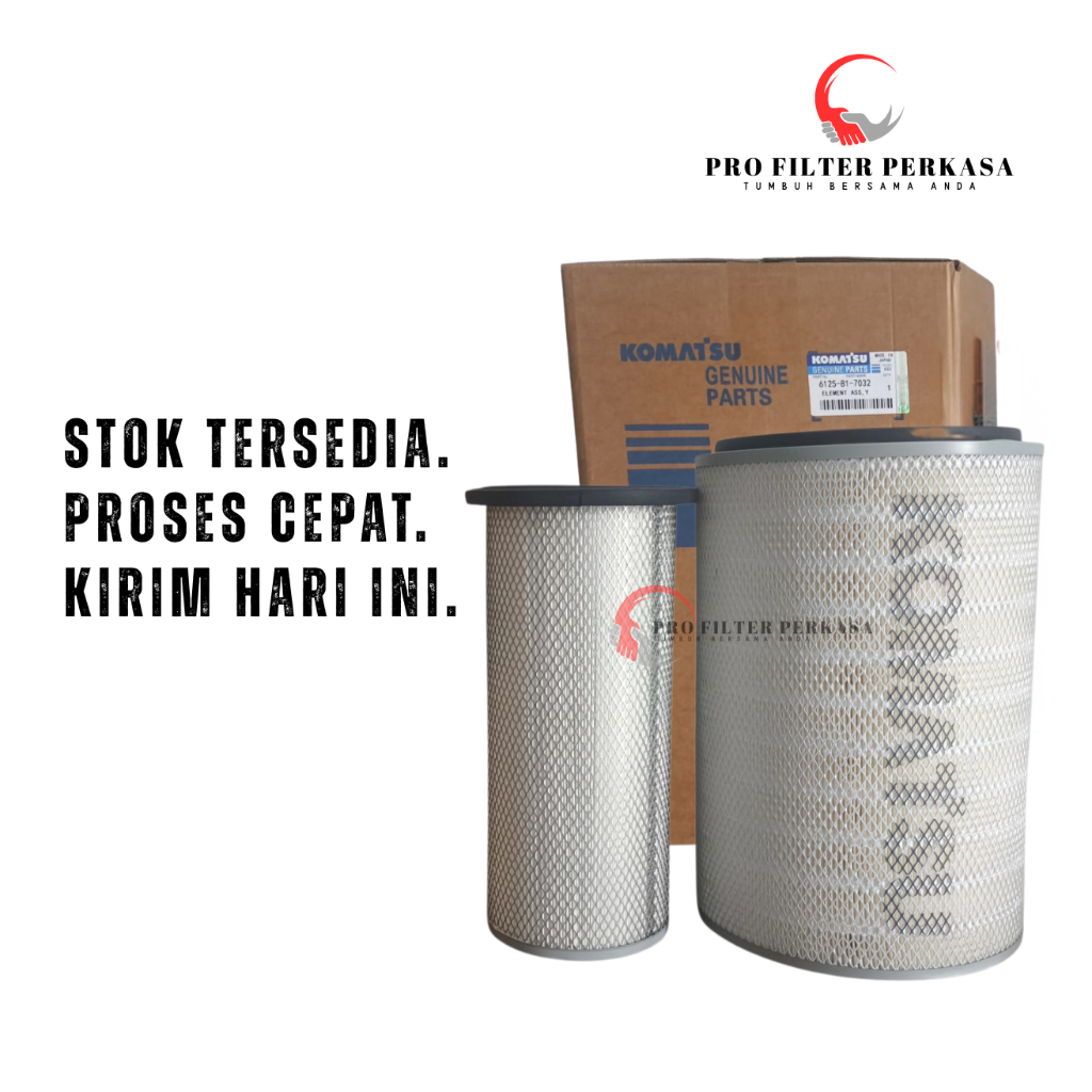 6125-81-7032 Filter Saringan Mesin Engine Premium Solusi Suku Cadang Terbaik Rekomendasi Teknisi Pro