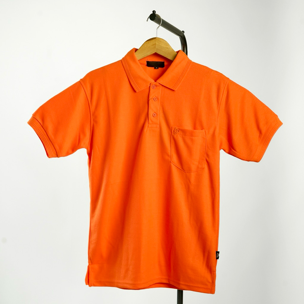 PAPA JEANS Kaos Polo Polos (Kantong) 225-230gsm / Polo Shirt / Kaos Kerah / Kaos Polo Lengan Pendek