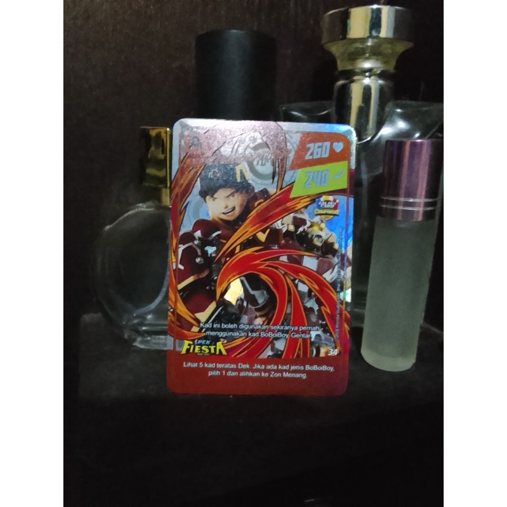 Monsta Fiesta Tournament ChampionShip Boboiboy Gentar=Mecha Gentar Original 100%