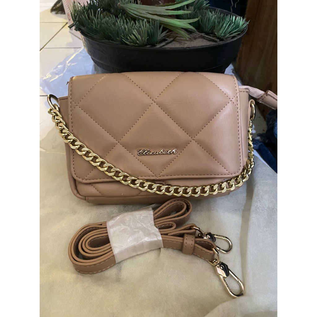 Tas Elizabeth selempang ORI (PRELOVED) Ada Tali panjang