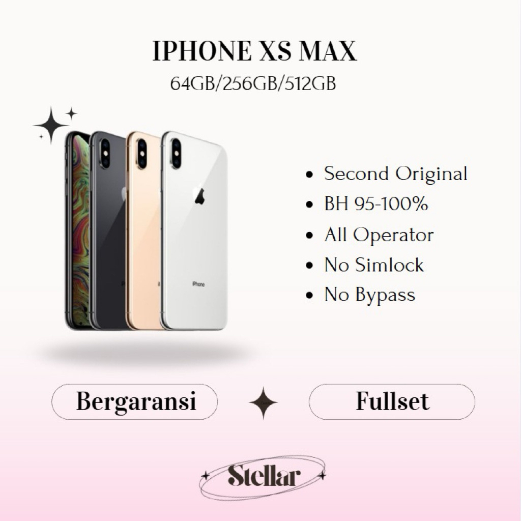 XS MAX 64GB/256GB/512G Second Fullset 100% Original
