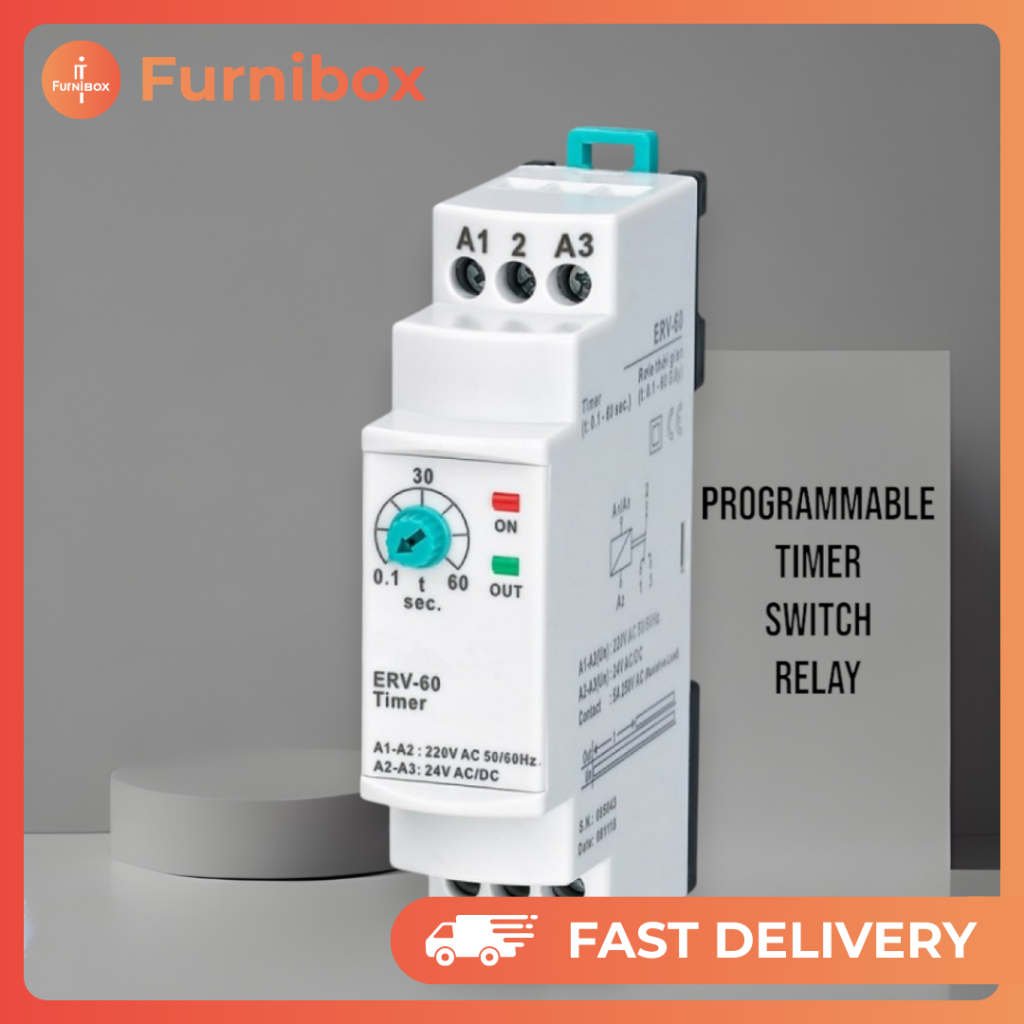 MCB Timer Saklar Listrik Otomatis Programmable Switch Relay 260V