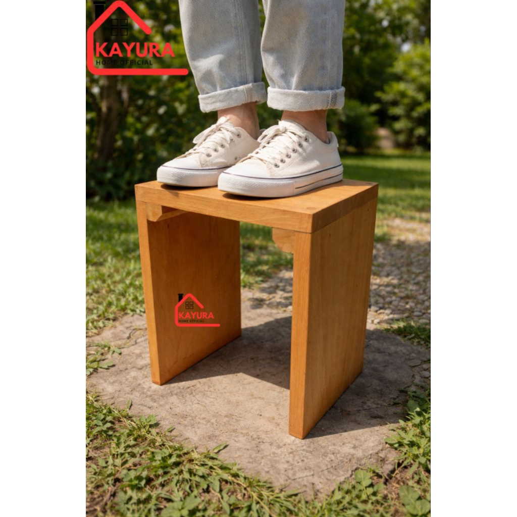 KAYURAhome dingklik kayu jojodog kayu bangku kecil