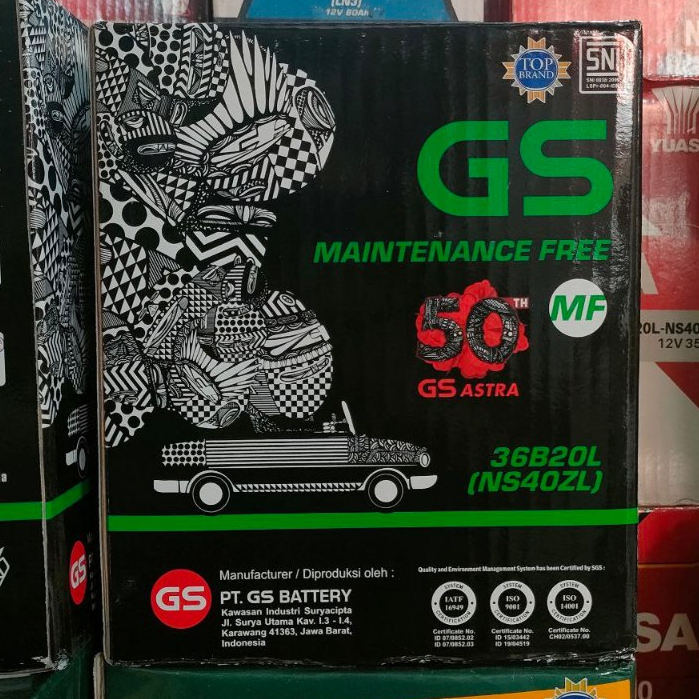 AKI KERING GS ASTRA NS40ZL ( 35AH )