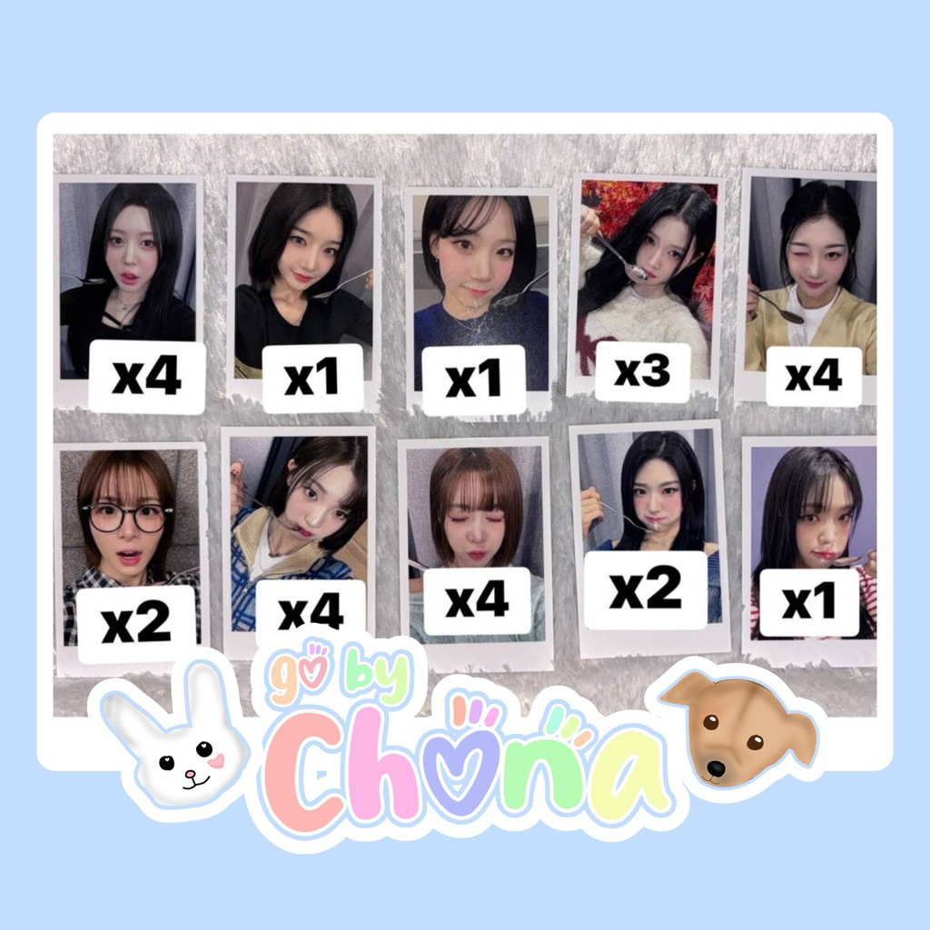 HYERIN YOOYEON NAKYOUNG YUBIN KAEDE KOTONE YEONJI NIEN SOHYUN XINYU LYNN JIYEON PHOTOCARD BENEFIT JU