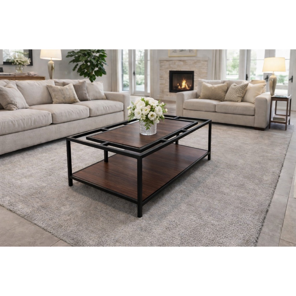 Meja ruang tamu besi meja ruang tamu minimalis  besi meja ruang tamu industrialis