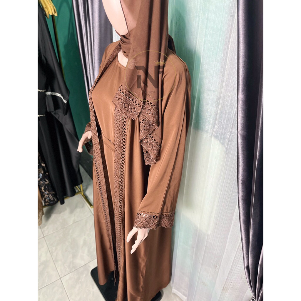 ABAYA DUBAI Import Ori Inner Outer Dress