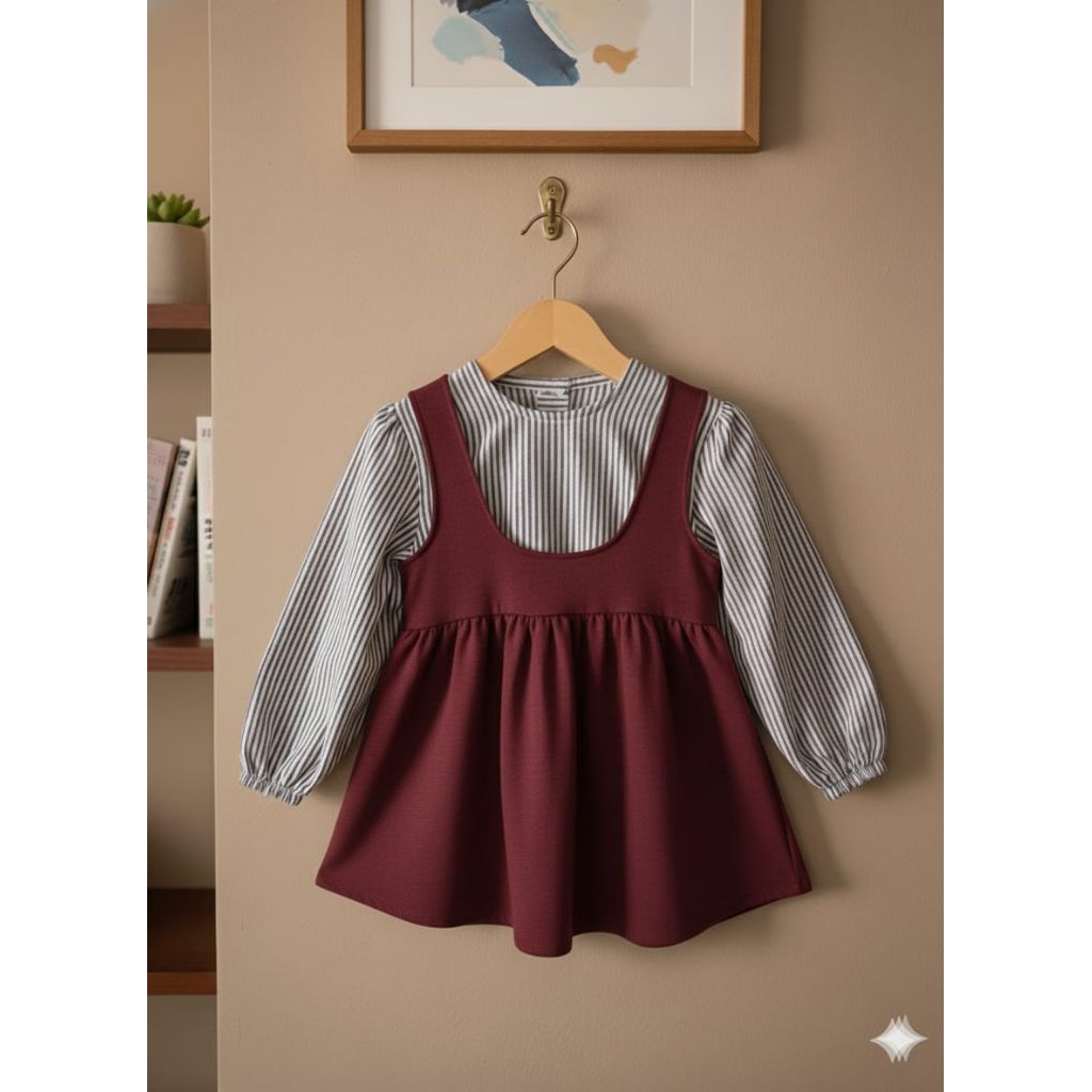 Yumna Atasan Blouse Anak Perempuan Terbaru - Blouse Rompi Anak Lucu 3-14 Tahun Bahan Crinkle Airflow