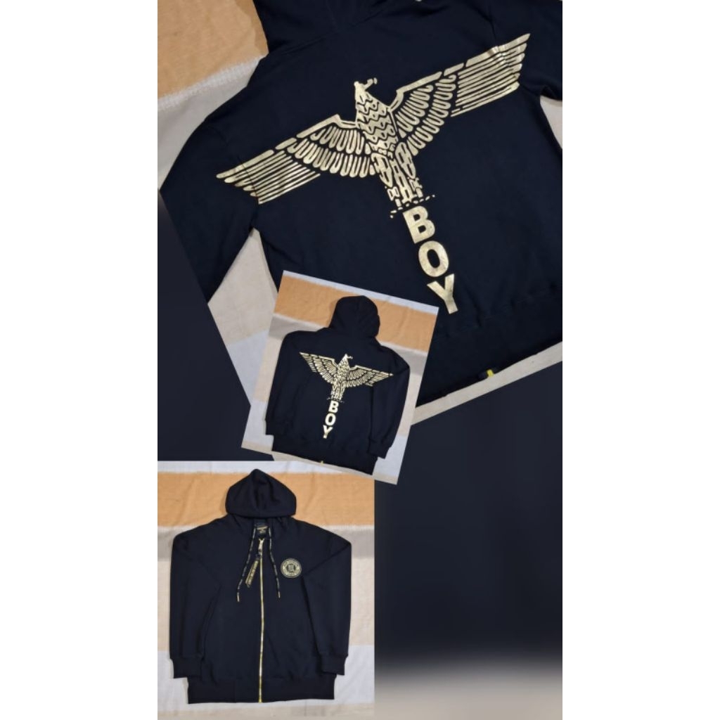 Hodie ziper boy london mirror 1banding1 1:1